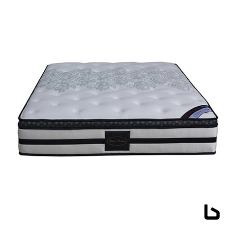 Double mattress euro top memory foam non-woven pocket spring