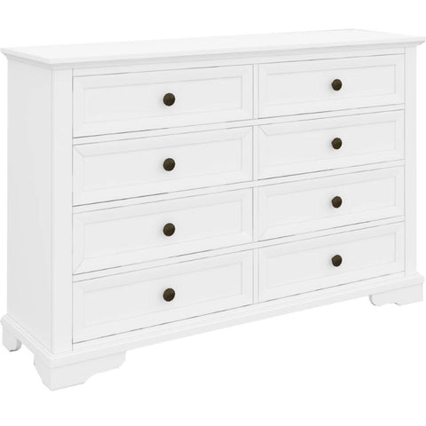 Dresser 8 chest of drawers bedroom acacia timber storage