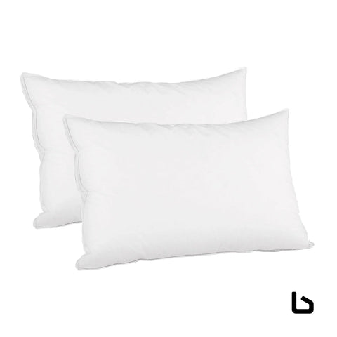 Duck down feather x 2 pillows