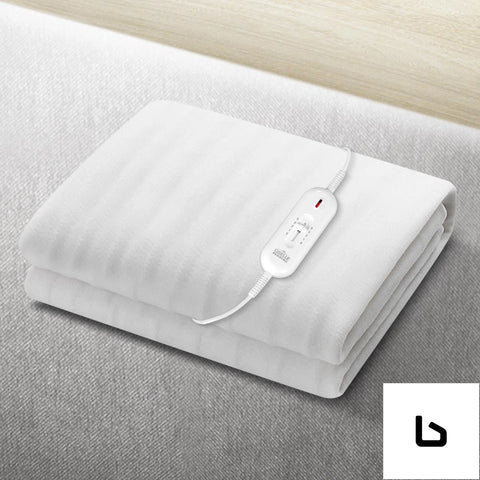 Giselle bedding single size electric blanket polyester