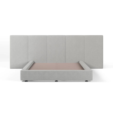 FELUXE Frost Boucle Fabric Bed Frame (Australian Made) BED