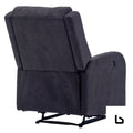 Flynn recliner armchair fabric upholstered sofa lounge