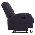 Flynn recliner armchair fabric upholstered sofa lounge