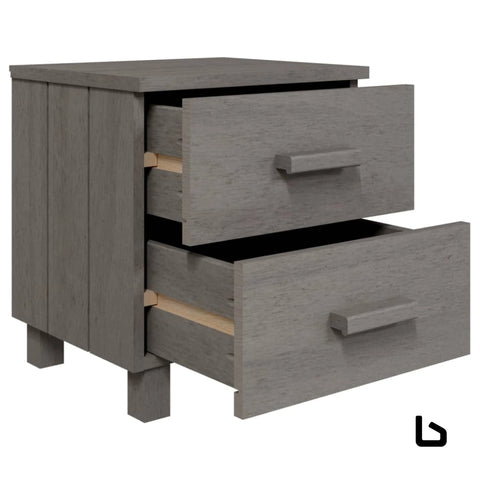 Gai grey wood bedside table - tables