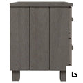 Gai grey wood bedside table - tables