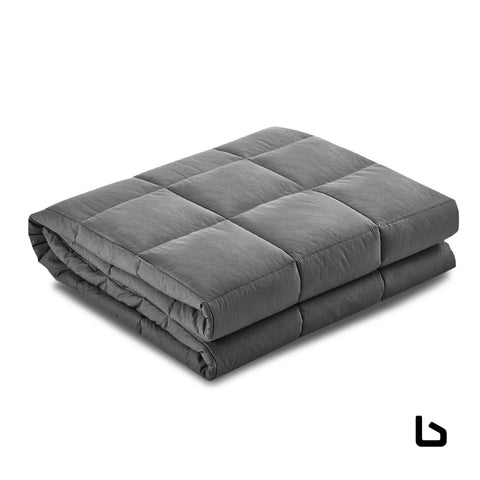Weighted blanket adult 7kg heavy gravity blankets microfibre