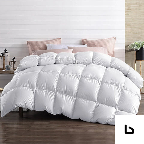 Bedding queen size 700gsm goose down feather quilt - home &