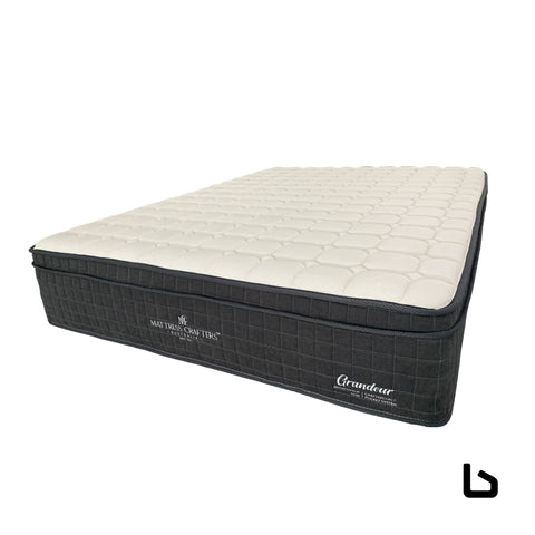 Grandeur king mattress latex foam 7 zone pocket spring