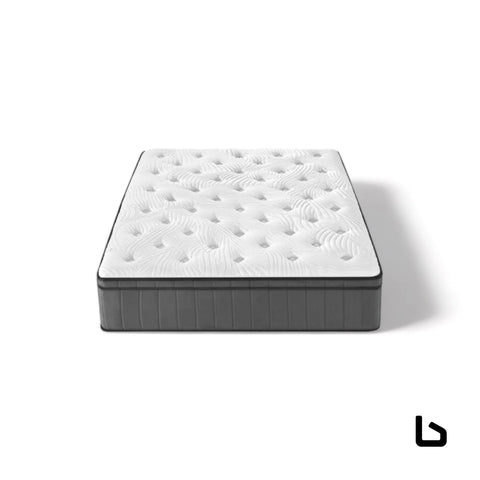 Grey pocket spring sleep mattress