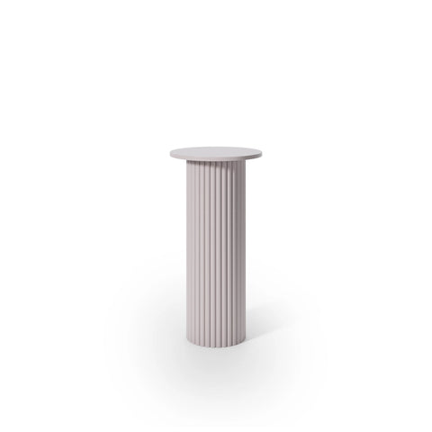 GRIFFIN Panelled Pink Pillar Table (Australian Made) BEDSIDE