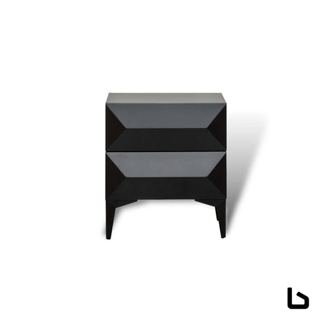 IMPERIAL BEDSIDE - Matte black - Bedside table