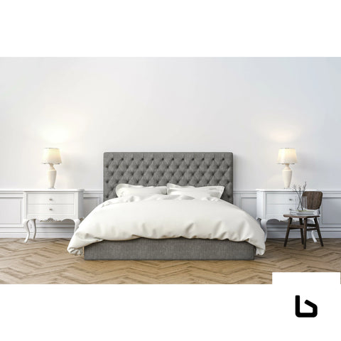 KARLA fabric bed frame - australian made Bed Frame Bedroom Factory 