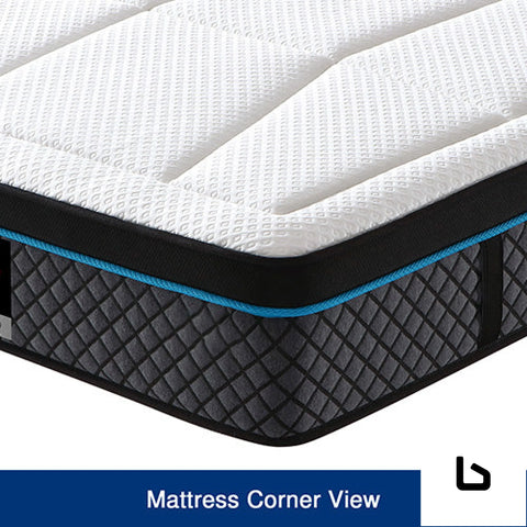 King mattress in coolmax memory foam 6 zone pocket coil