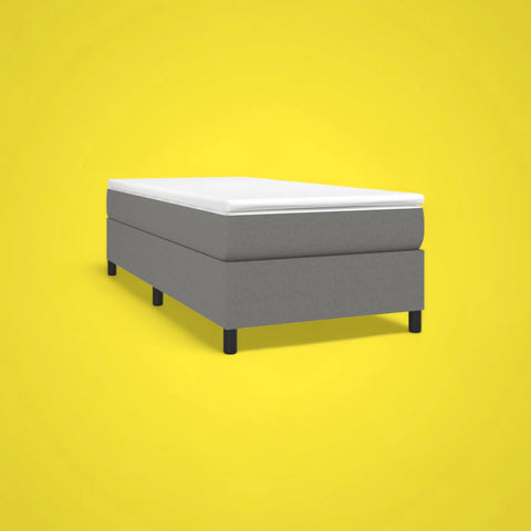 King single base + mattress + topper - bed