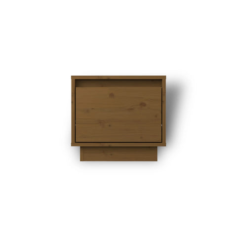 LEON BEDSIDE - Brown - Bedside table