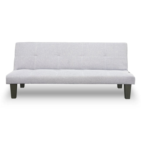 Linen sofa bed lounge couch futon furniture seat adjustable