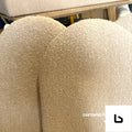 LOUIE Vegas Duck Egg Fabric Curved Bed Frame (Australian