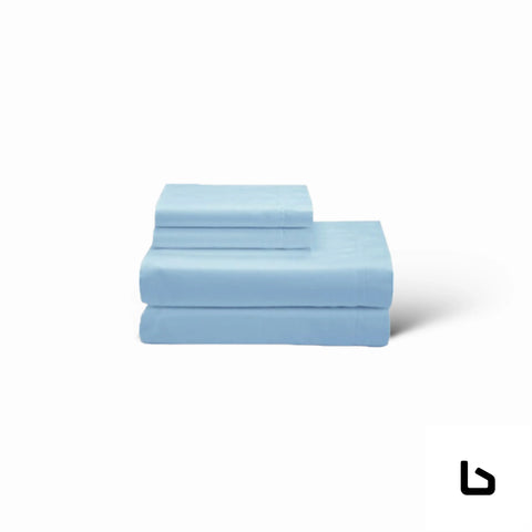 LUX 2000TC - Single / Baby blue - Bed sheets