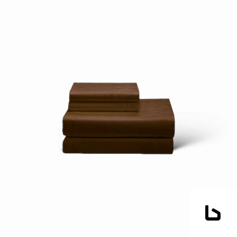 LUX 2000TC - Single / Brown - Bed sheets