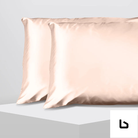 Luxury satin pillowcase twin pack size with gift box -