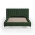 MATILDA Supreme Velvet Plush Forest Fabric Bed Frame (Australian Made) Bed Frame Bedroom Factory 