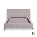 MATILDA Supreme Velvet Plush Lilac Fabric Bed Frame