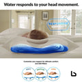 Mediflow luxurious memory foam water pillow - pillows