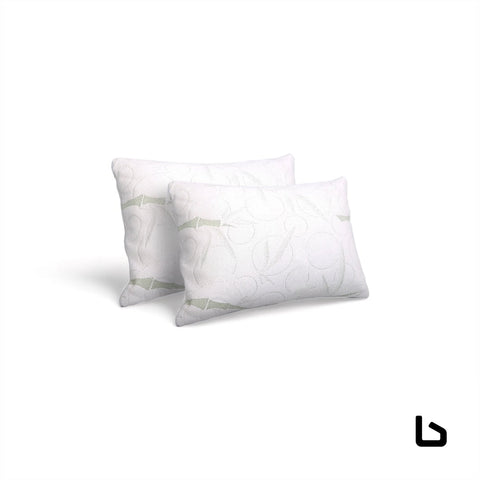 Memory bamboo x 2 foams - pillows