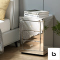 Mirrored bedside table - tables