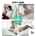 Multi-support bed wedge pillow - pillows