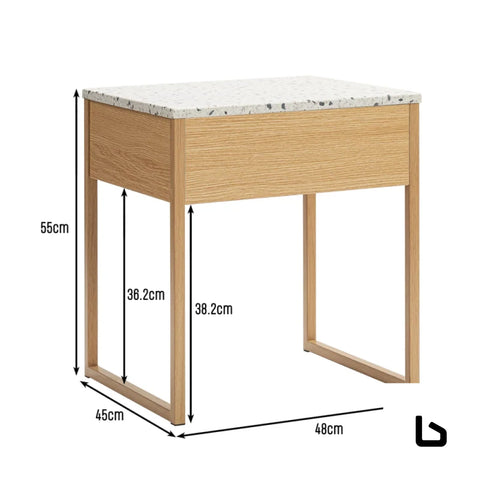 North bedside table - table