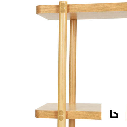 Console table 92cm 2-tier pine sera - furniture > living
