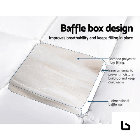 Double mattress topper bamboo fibre pillowtop protector