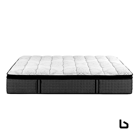 Queen bed mattress 9 zone pocket spring latex foam medium