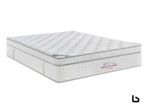 Queen cashmere euro top cool gel infused mattress e02