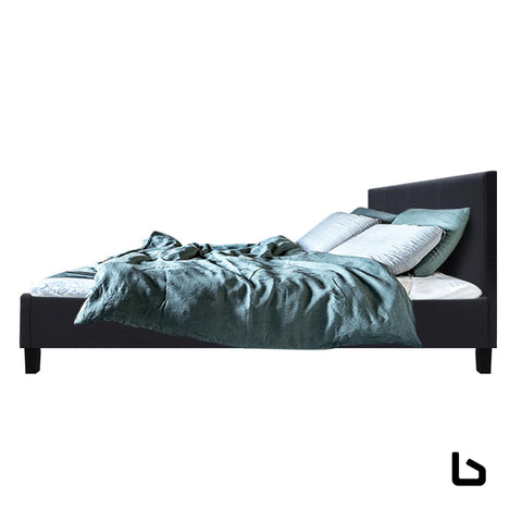 Queen charcoal bed frame
