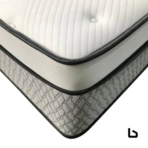 Queen mattress in gel memory foam 6 zone pocket coil soft