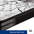 Queen mattress in gel memory foam pocket coil medium firm