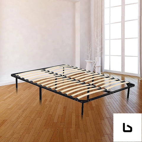 Queen metal bed frame - bedroom furniture
