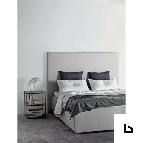 RONALD Vegas Duckegg Fabric Bed Frame (Australian Made) BED