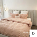 RYDER Glamour Eggshell Velvet Fabric Bed Frame (Australian