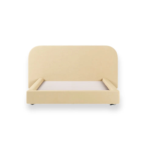 SUMMER Vegas Linen Fabric Bed Frame (Australian Made) BED