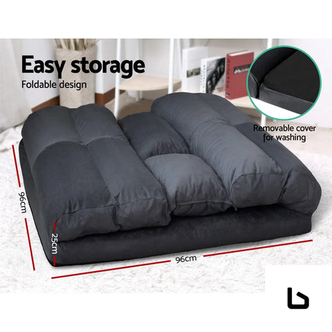 Lounge sofa bed floor recliner chaise chair folding