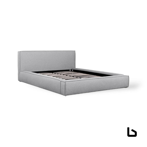 THOMO BED FRAME - Queen / Pearl grey - Bed frame