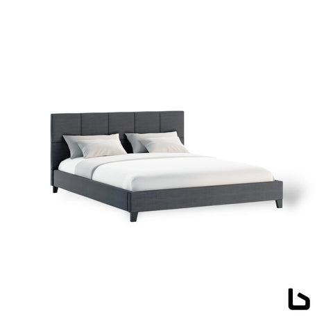 Tia charcoal bed frame