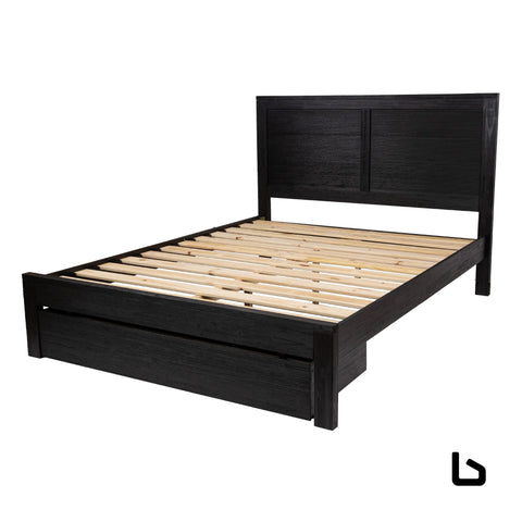 Tofino bed frame king size timber mattress base