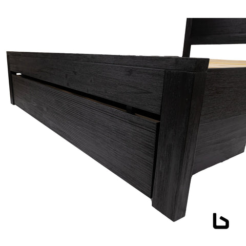 Tofino bed frame king size timber mattress base