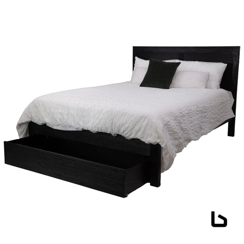 Tofino bed frame queen size timber mattress base