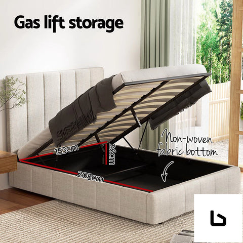 Tones gas lift bed frame