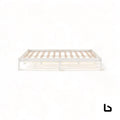 Tori bed base - single / white